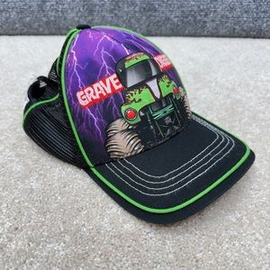 Grave Digger truck monster jam 2019 snapback hat cap kids youth